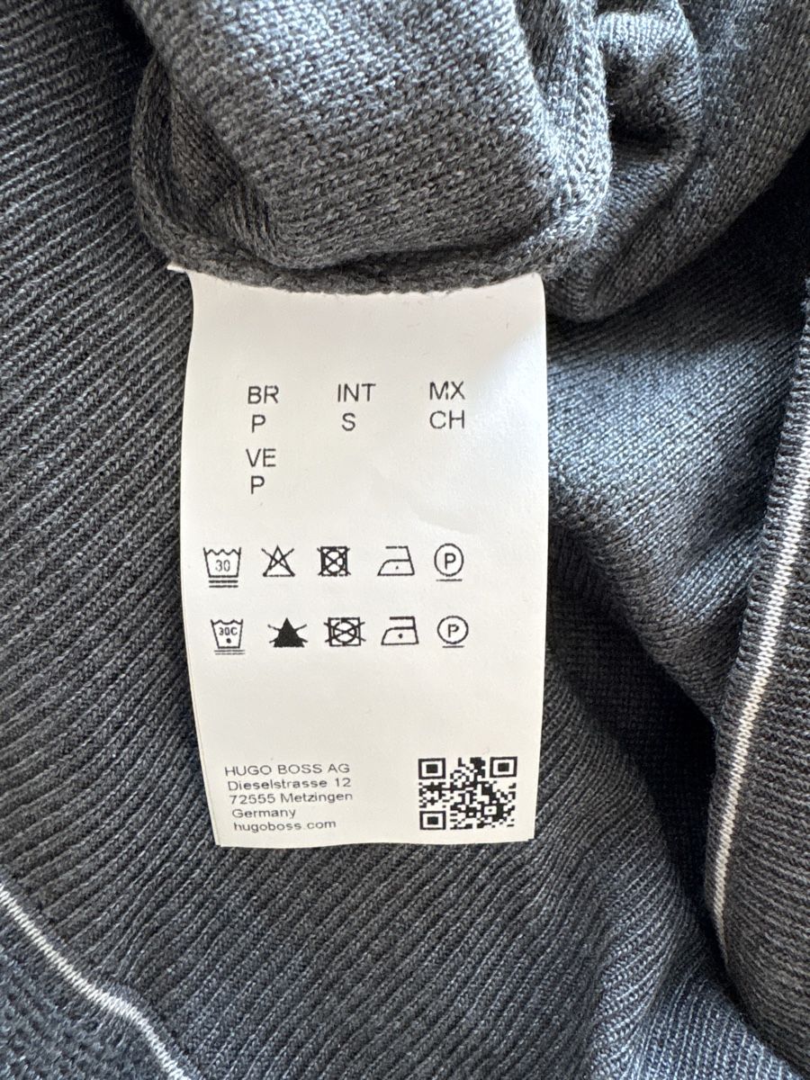 Hugo Boss Maglioni & Felpe: 100% Silk Pullover Boss Tailored grau Grösse S – Usato da Adliswil venduto da GermanK 4