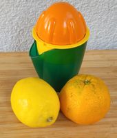 💚💛🧡 Vintage Space Age Zitruspresse neuwertig 90er Jahre 