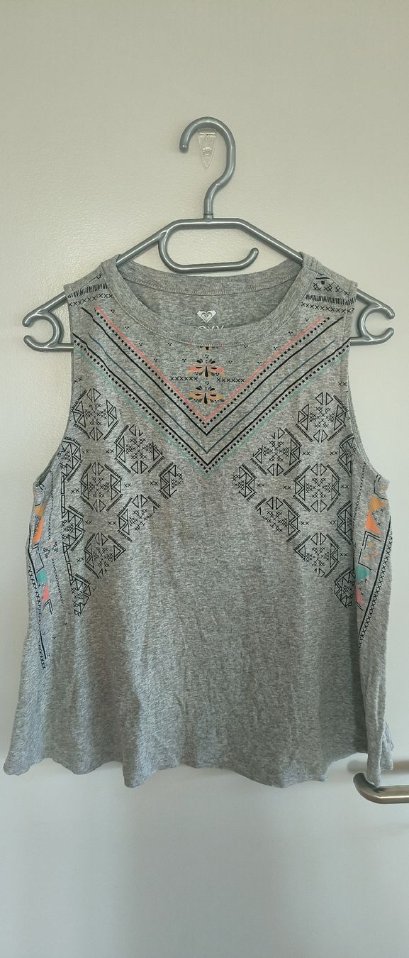 Roxy Top: Sommertop von Roxy, Grau mit Muster, Grösse XS – Usato da Andelfingen venduto da nicoletta11 2