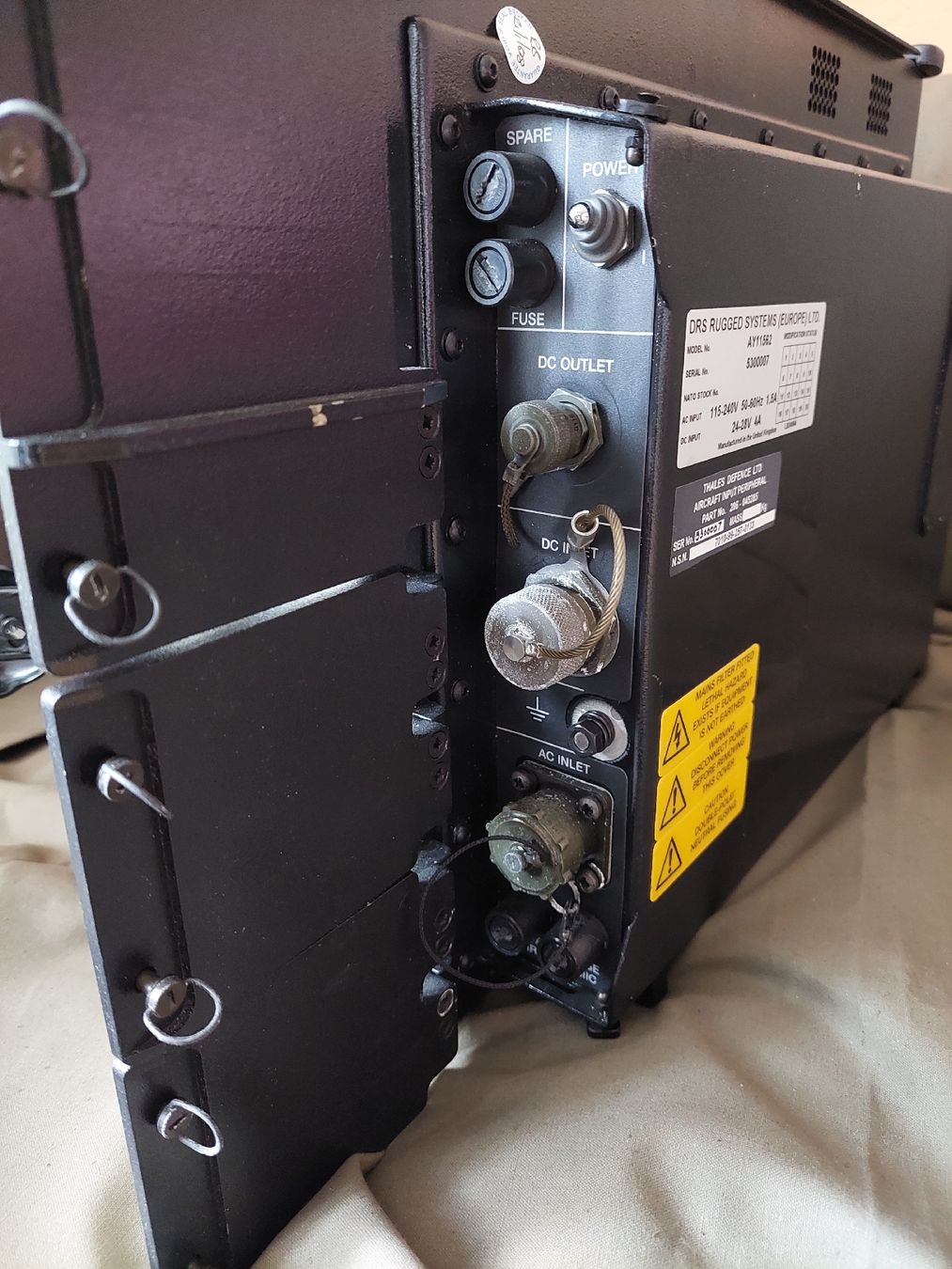 Notebook: Thales DRS militär Computer - Aircraft Input Peripheral – Usato da Meilen venduto da bernhardundbianca 2
