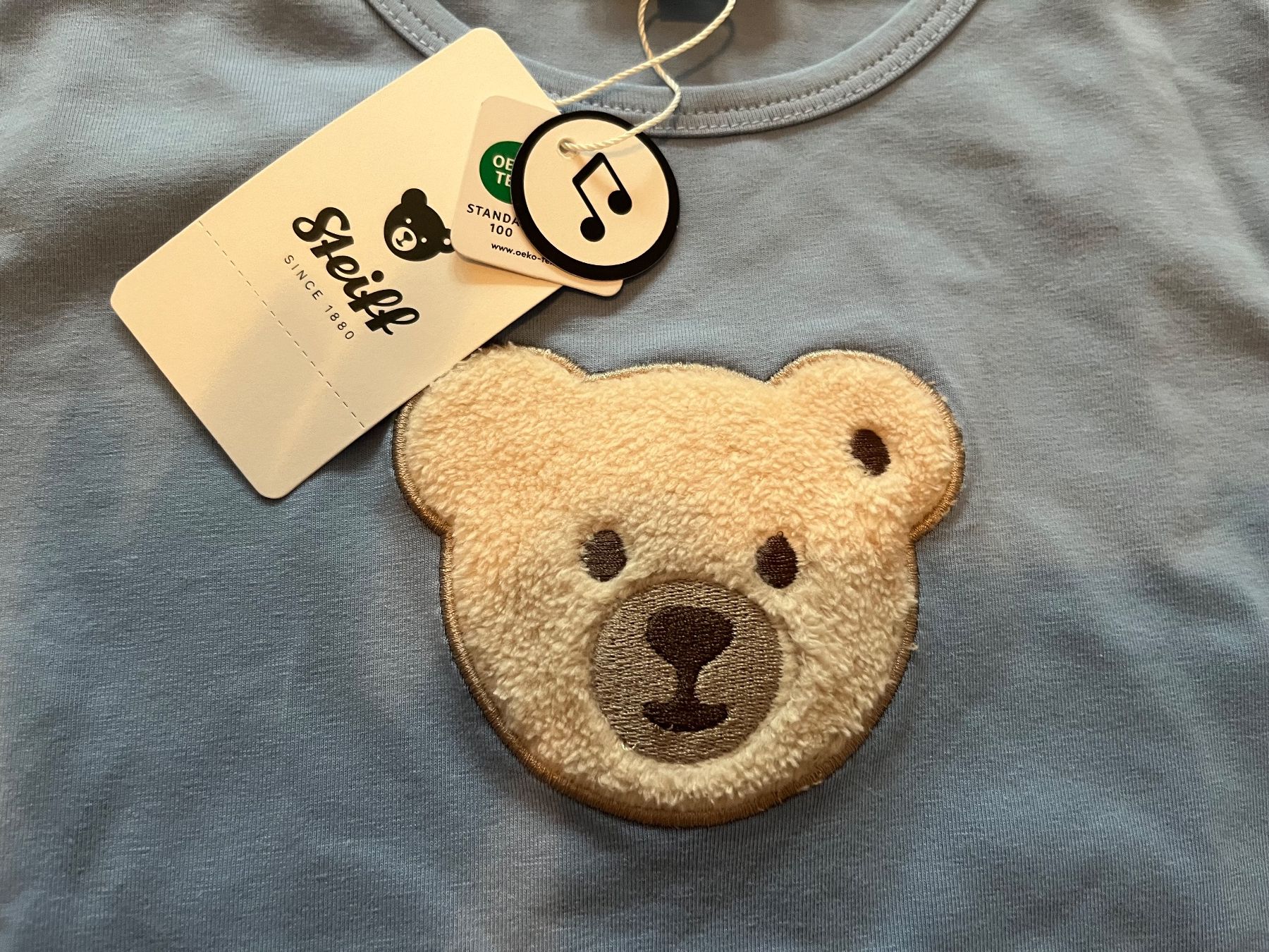 Camicie, T-shirt & Polo: Steiff NEU T-Shirt quietsche Bär 110 – Nuovo e nell'imballaggio originale da Zürich venduto da Gabi_78 1