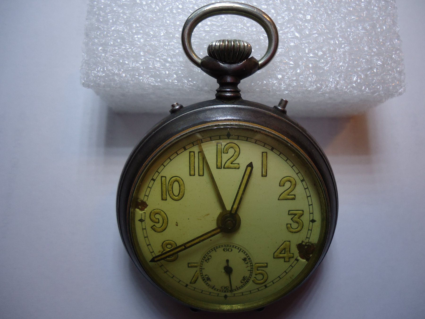 Junghans Orologi: Taschenuhr mit Wecker Junghans – Difettoso da Hinterkappelen venduto da Roku5 9
