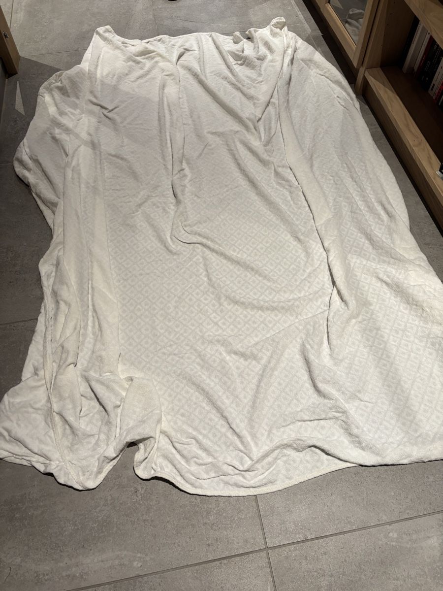 Biancheria da letto: Drap housse 180 x 200 blanc – Usato da Salvenach venduto da gwenwywar