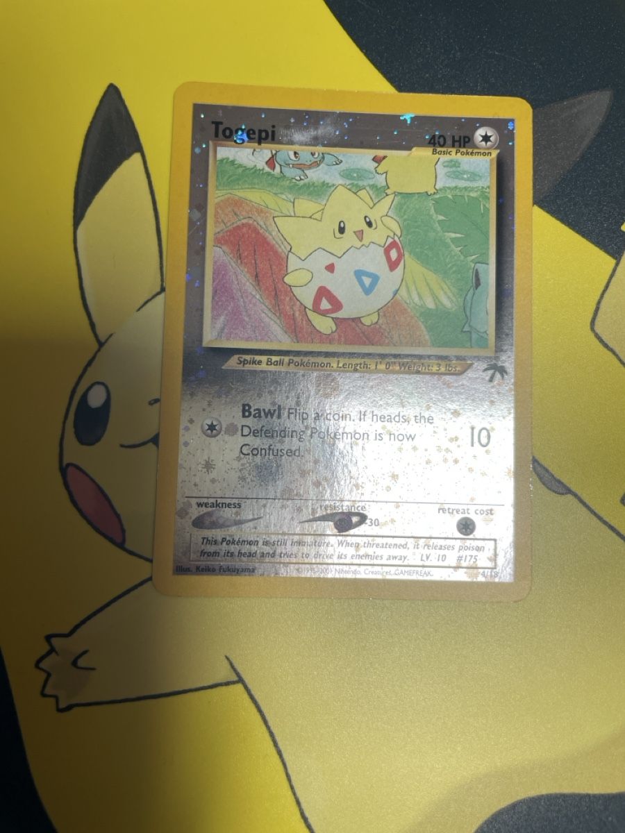 Pokémon Carte collezionabili: Togepi 4/18 Southern Island – Usato da Bazenheid venduto da Toulouse12