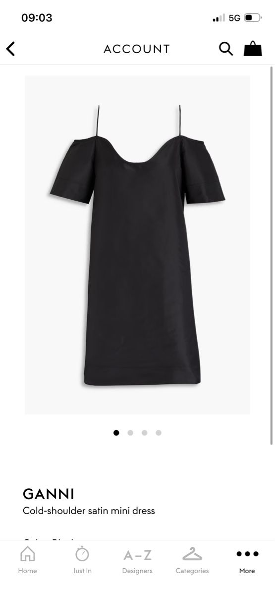 Ganni Robes: GANNI black dress size EU 36 – D'occasion à Basel par ana_6yp9