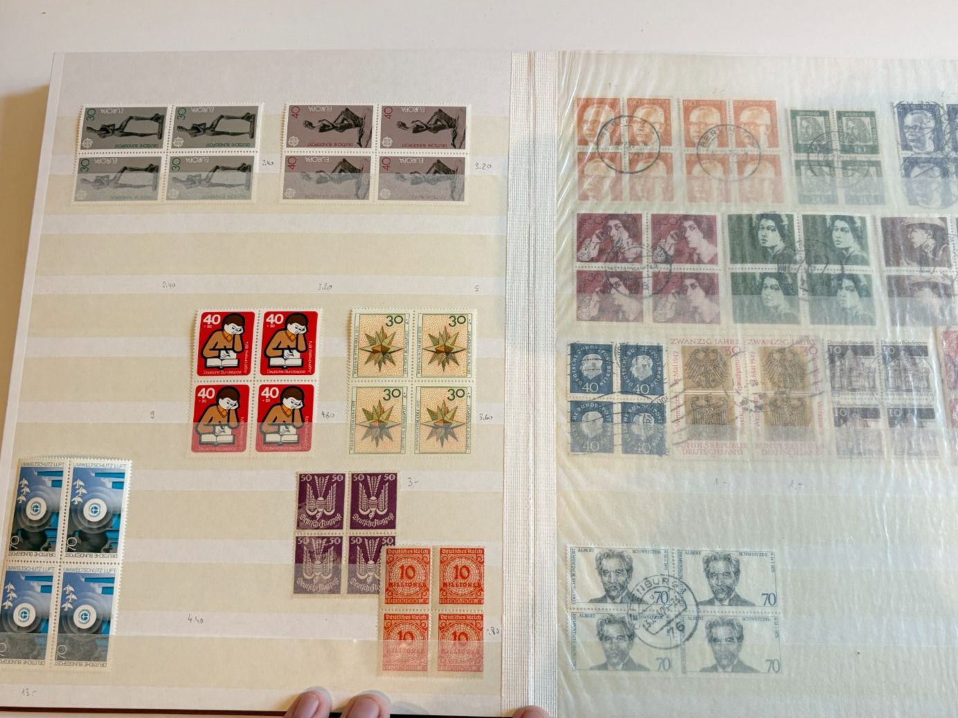 Alben: Briefmarkenalbum Deutschland – Gebraucht aus Riva san vitale von abd_p86k
