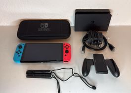 Nintendo Switch OLED Konsole mit Zubehör - Top Zustand!