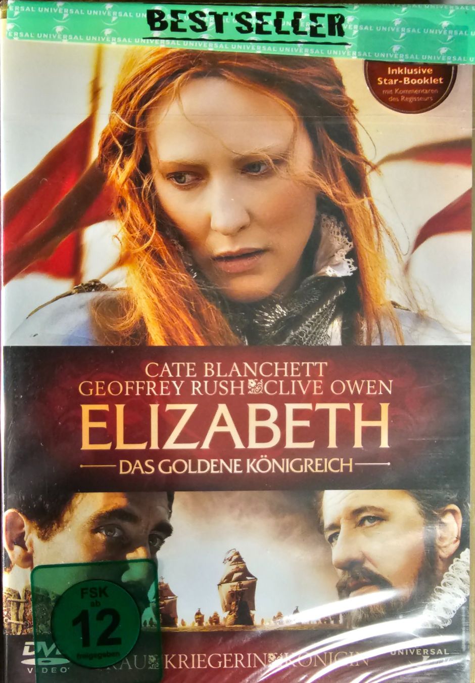 Tutti i DVDs: Elizabeth - Das goldene Königreich – Nuovo e nell'imballaggio originale da Wahlen b. Laufen venduto da Cg10