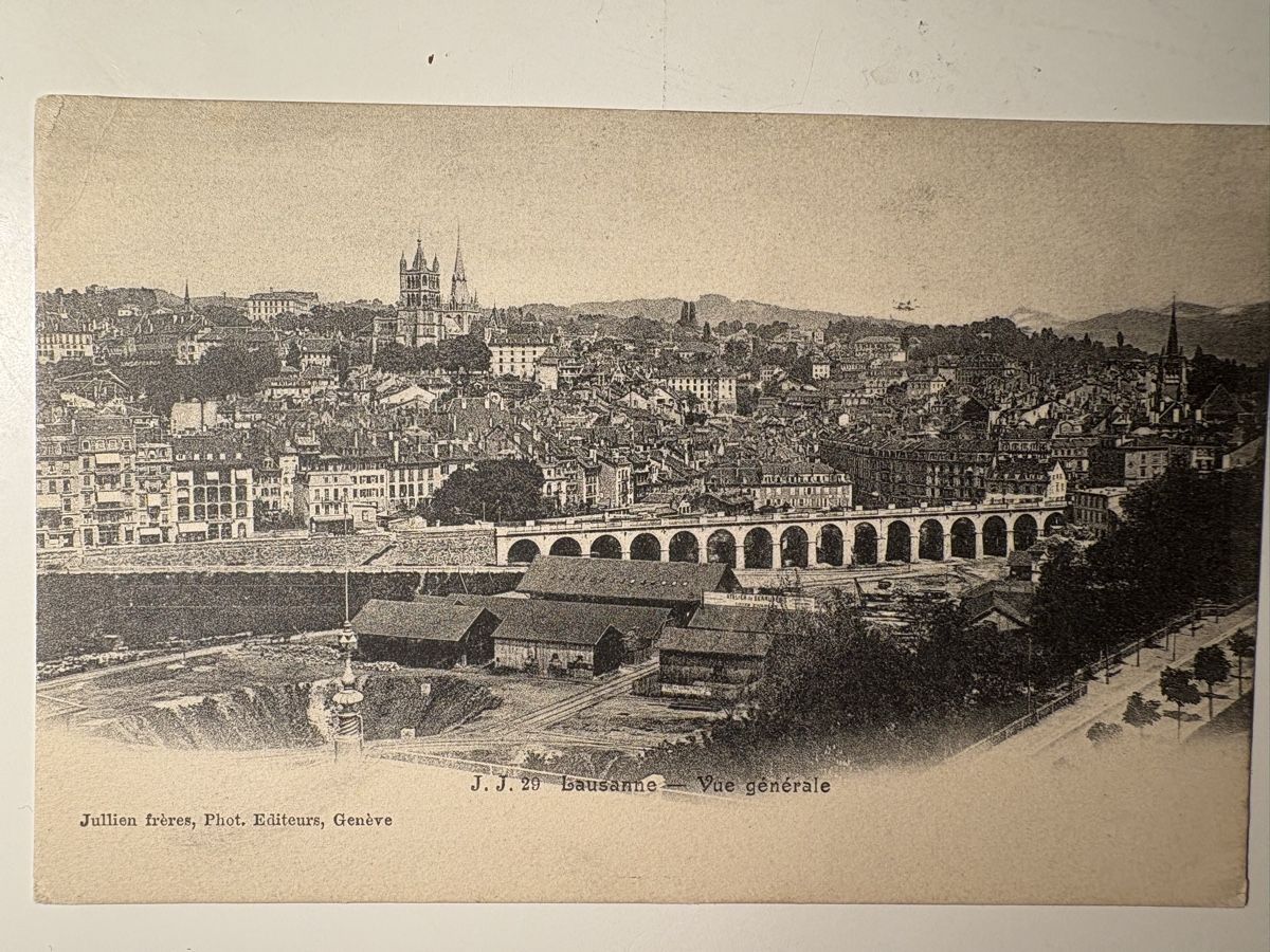 Cartoline postali: Carte Postale Ancienne de Lausanne  1906 – Usato da Zweisimmen venduto da Domii
