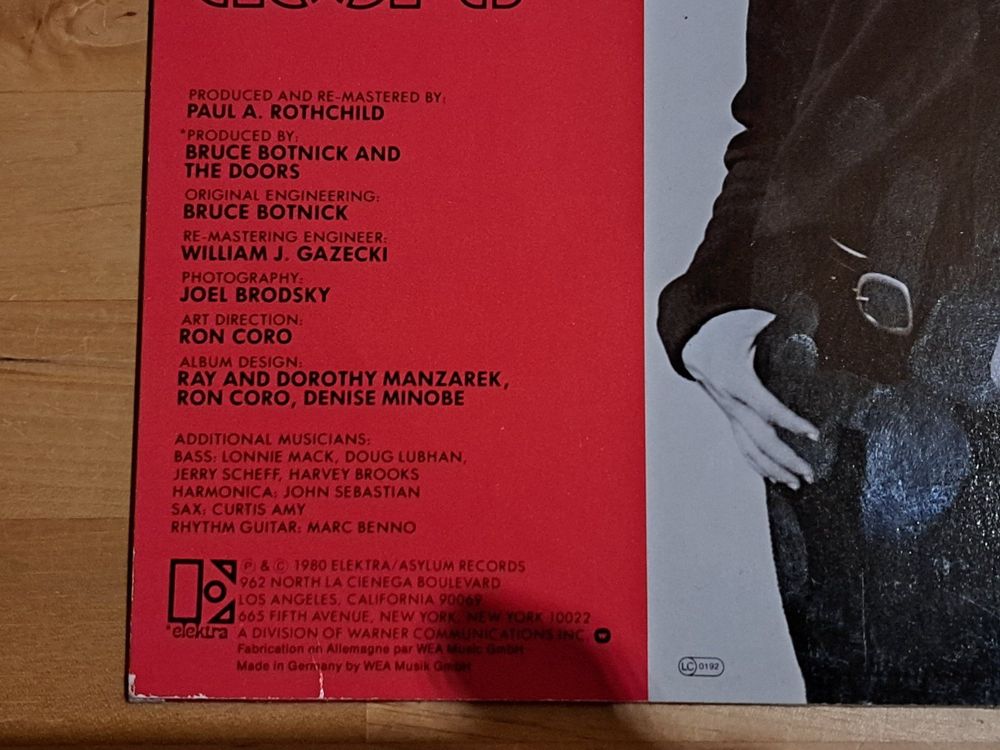 Schallplatte, The Doors, Greatest Hits, 1980 vergriffen, RAR Comprare