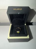 KURZ Ring 18K/750 Roségold – Peridot 0.86ct + Diamanten 0.14