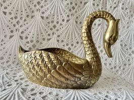 Vintage Messing Jardiniere Blumentopf Übertopf 28cm