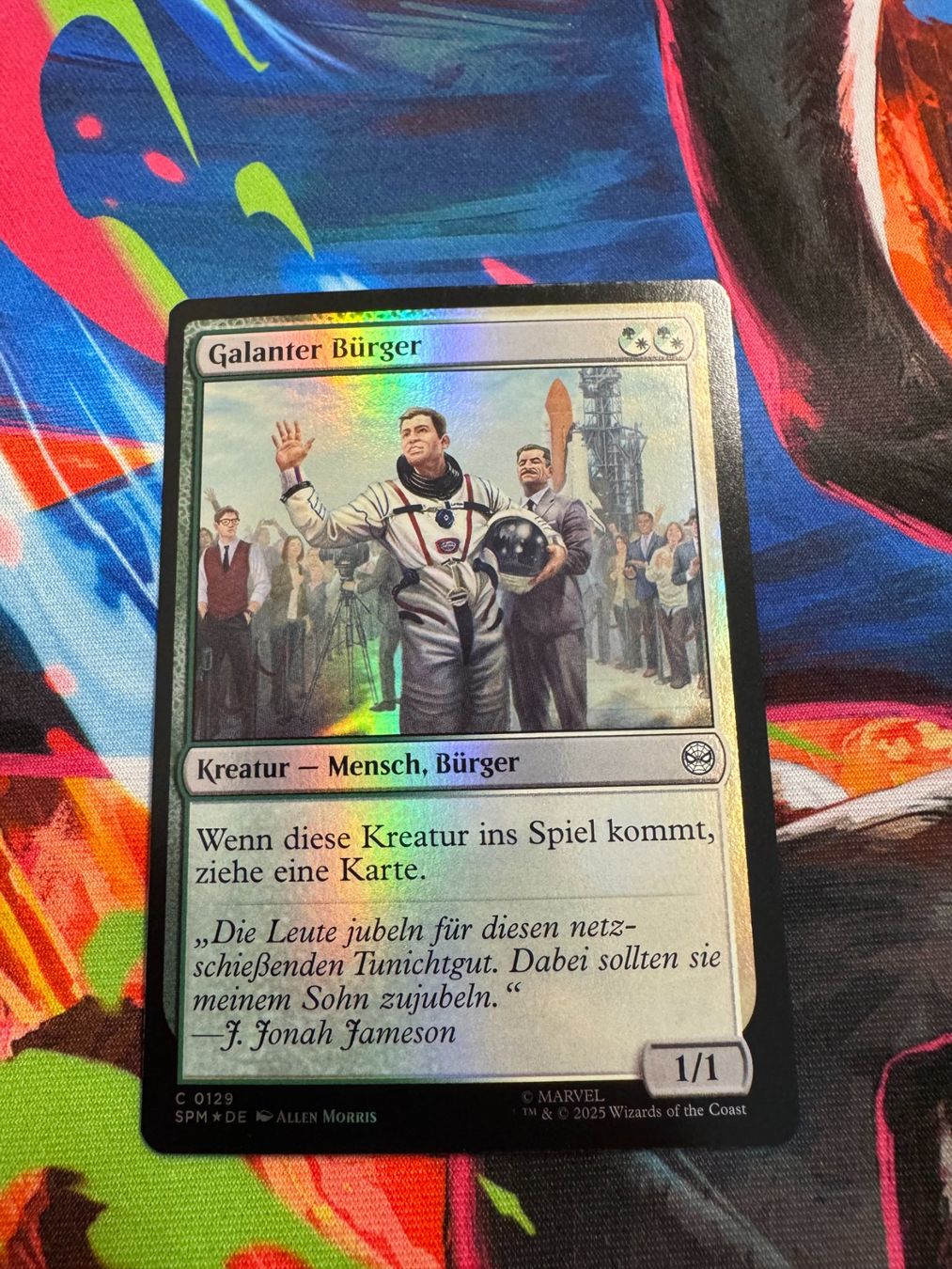Magic The Gathering Carte collezionabili: Galanter Bürger - Foil - Marvel's Spider-Man - Magic – Nuovo (secondo la descrizione) da Bülach venduto da Pfrenzel