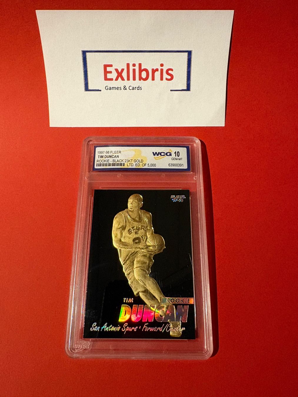 Cartoline: TIM DUNCAN - 1997-98 FLEER - Grading 10 – Nuovo e nell'imballaggio originale da meierskappel venduto da Exlibris