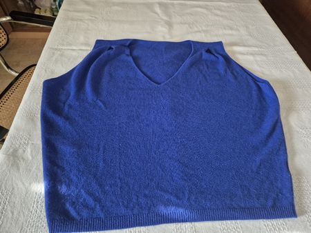 Blauer Kaschmir Pullunder, Grösse M/L, Top Zustand!