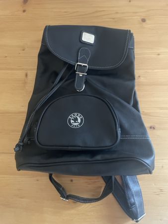 Schwarzer Skoda Auto Rucksack, neuwertig & Top Zustand!