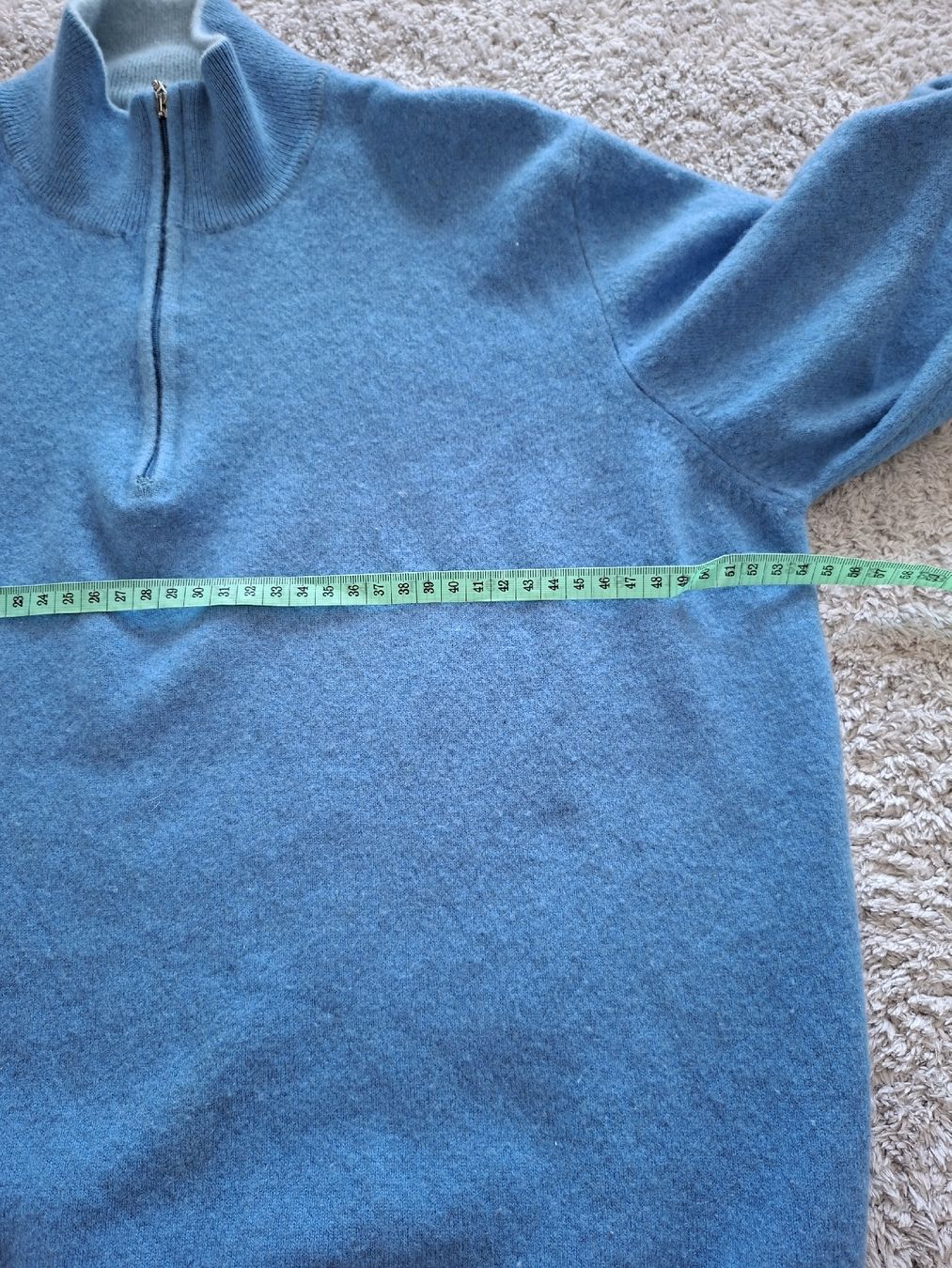Pulls & Sweat-shirts: Pull zippé André Maurice Cachemire bleu clair  – D'occasion à Renens VD par ser_j2fn 2