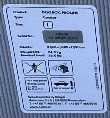 Liege- & Schlafplätze: DOG BOX PROLINE Condor L – Gebraucht aus APPLES von az02 2