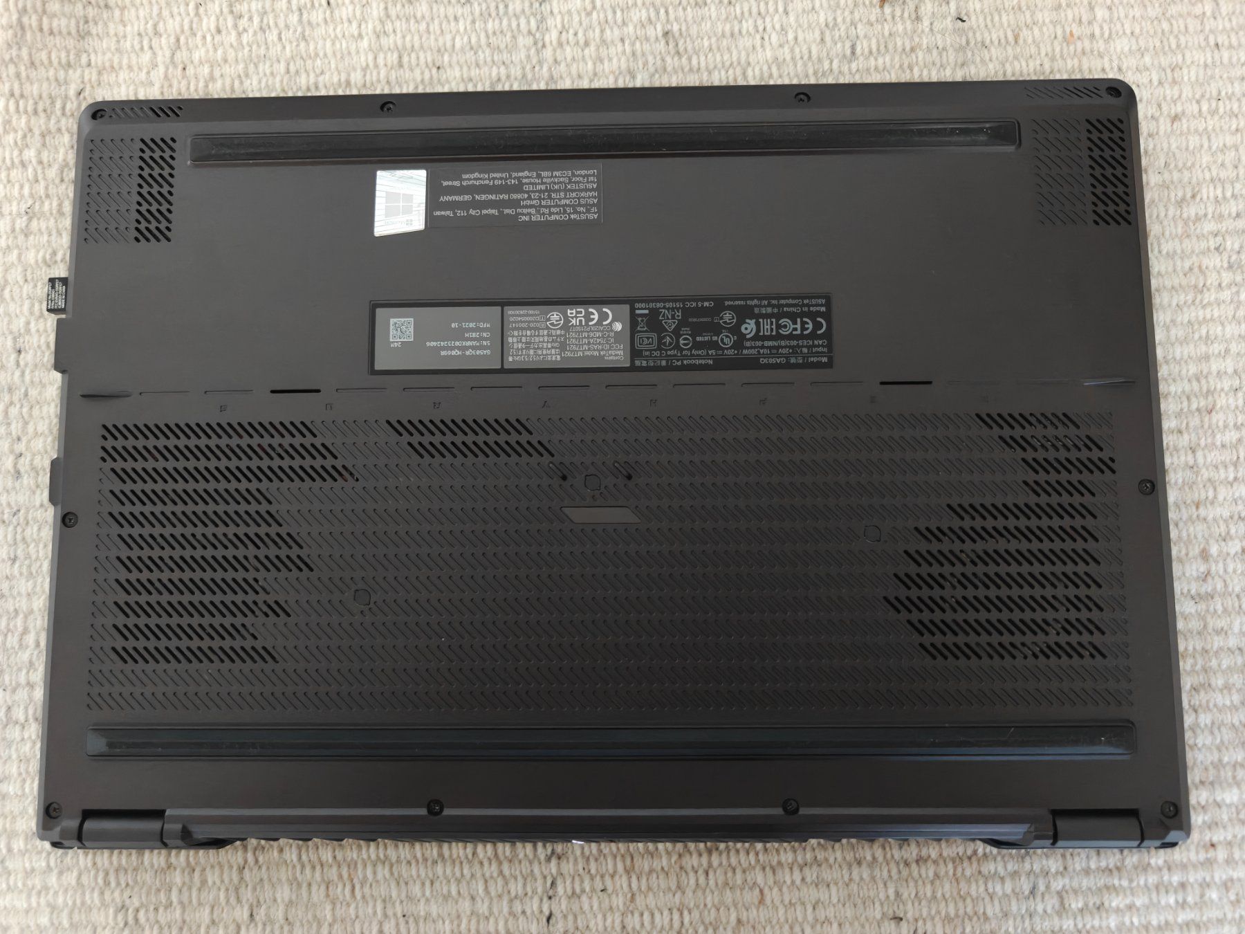 Asus Notebooks: Asus ROG zephyrus 15g RTX 3070 – Gebraucht aus Stallikon von malaschu 2