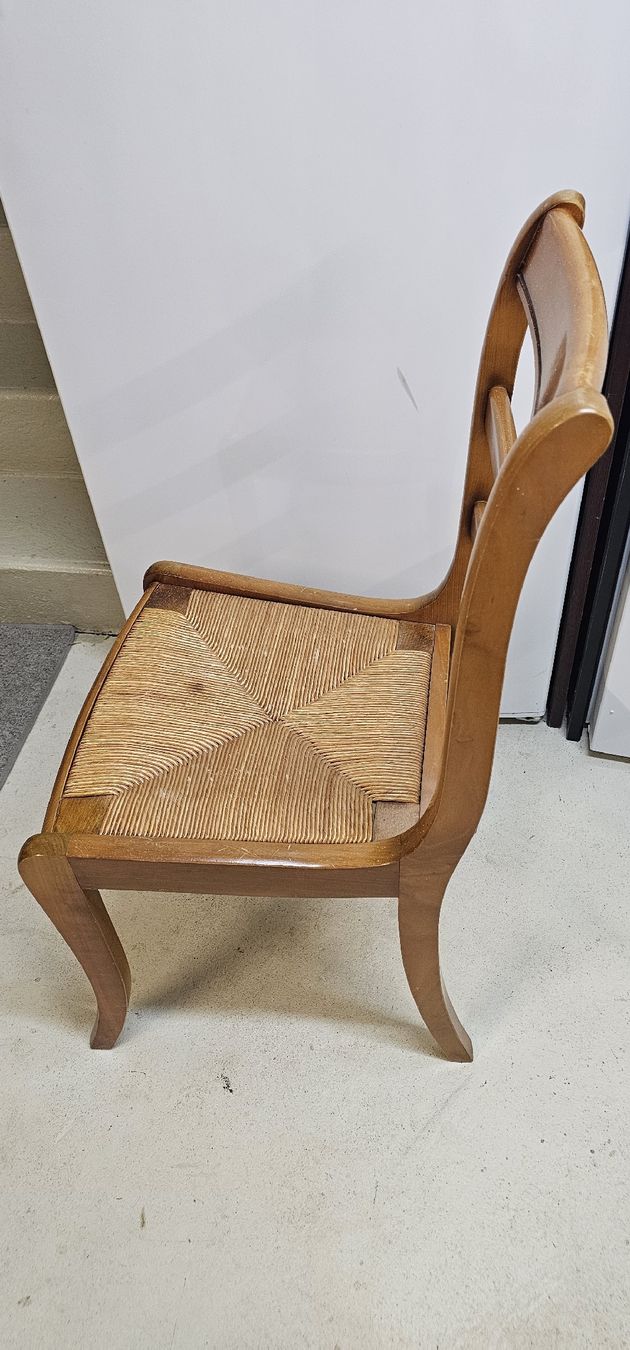 Sedie: Chaise ancienne bois assise paille  – Usato da Chardonne venduto da luc_8nlz 3