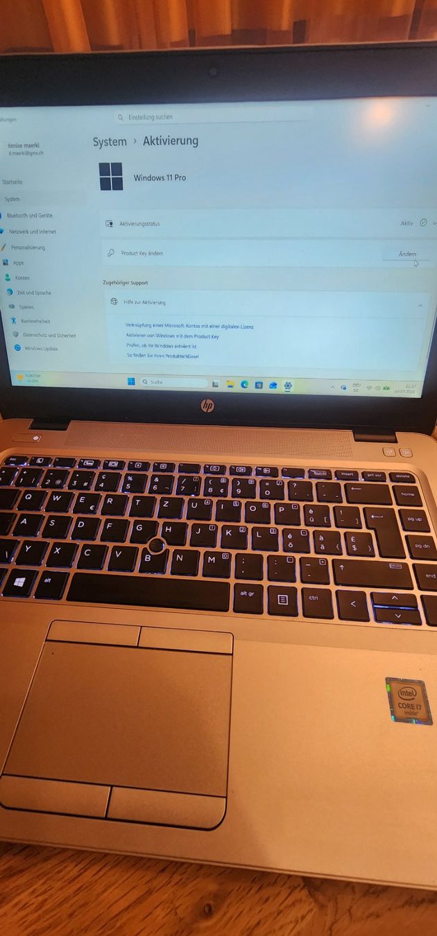 Hewlett Packard Notebook: Notebook EiteBook 840 G3, Intel Core i7 Windows 11 Pro – Usato da Hornussen venduto da koleso83 3