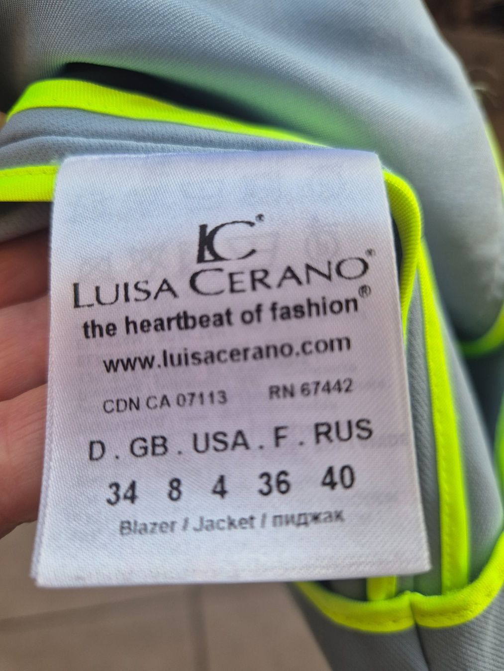Jacken: Luisa Cerano Jacke – Gebraucht aus Küssnacht am rigi von xxmajda 3
