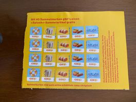 Coop Splash 40 Sammelmarken = 1 volle Sammelkarte