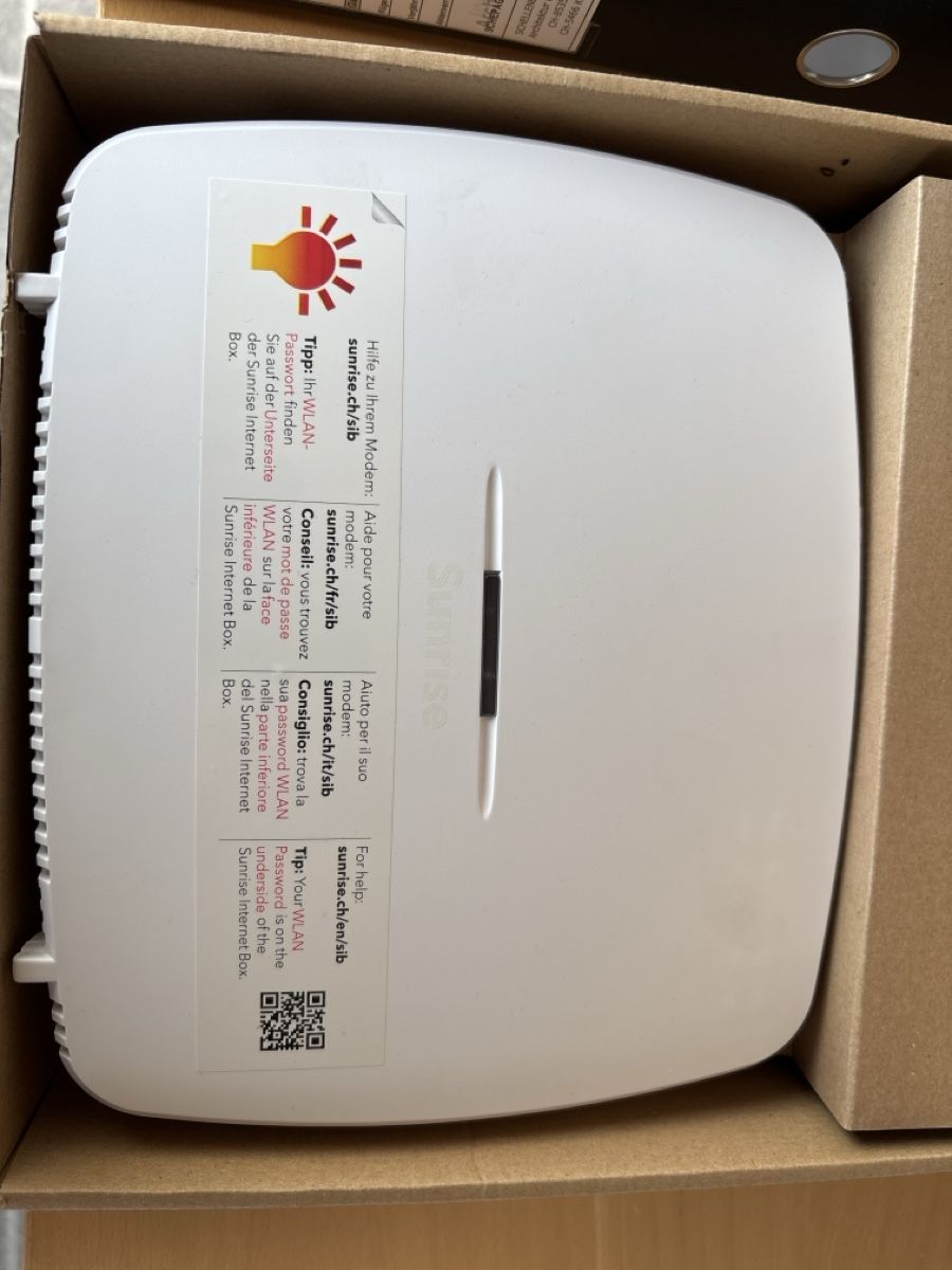 Sunrise Modems & Routeurs: Sunrise Internet Box neu im Karton – Neuf (Voir description) à Kaiserstuhl AG par mar_5k9x 1