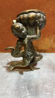 Französische Bronze Skulpturen Bronzefigur Engel Vintage