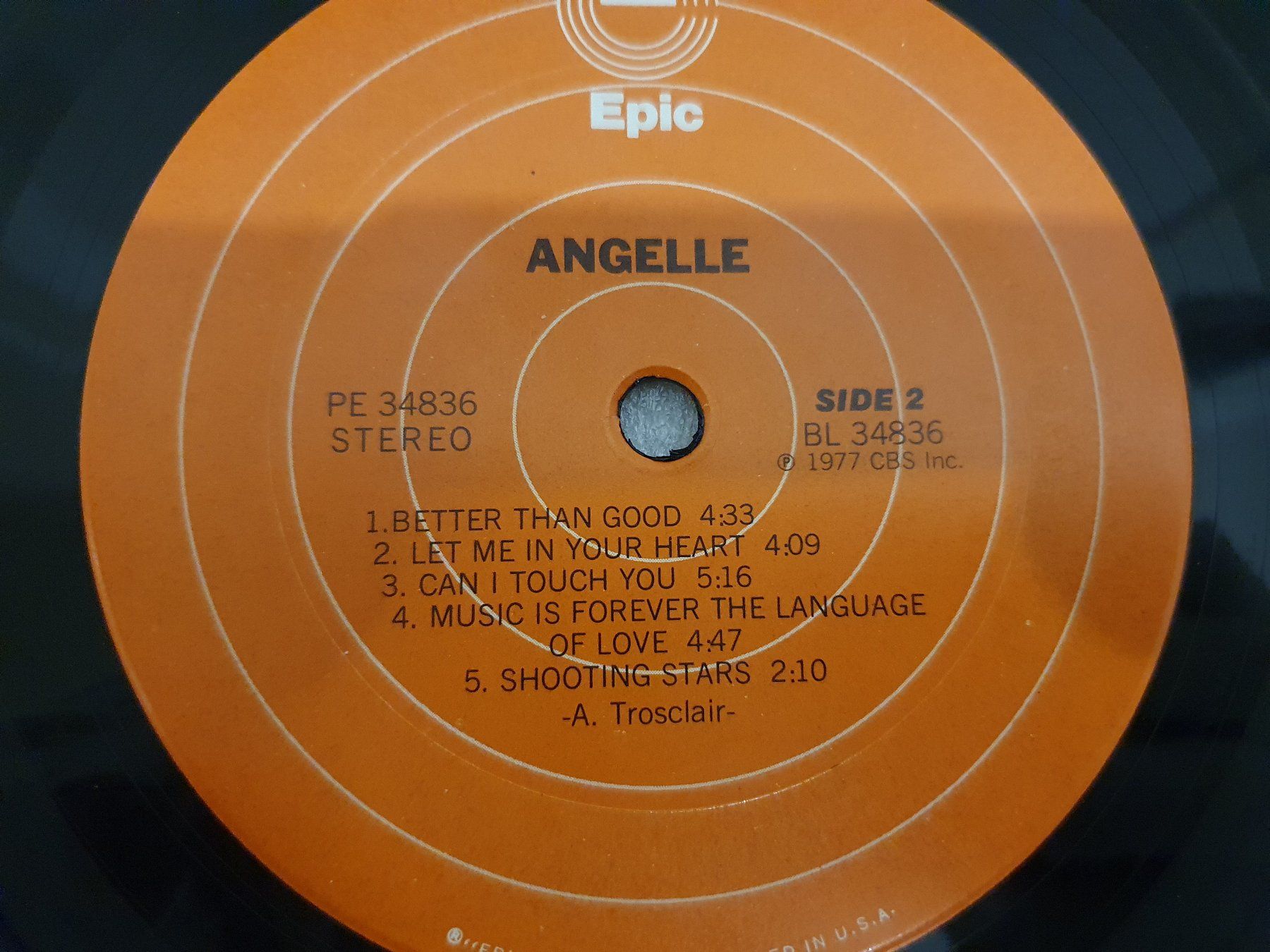 Schallplatten: Angelle – Angelle – Gebraucht aus Uster von Vinyl-Leidenschaft 5