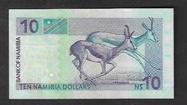Namibia  10  Dollars  Bankfrisch