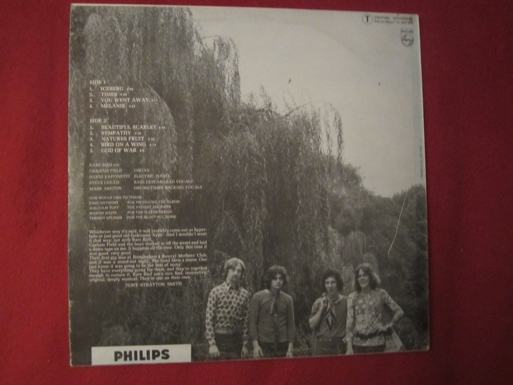 Dischi in vinile: LP: RARE BIRD-SYMPATHY(VERSION ORIGINALE) PHILIPS VERLAG!! – Usato da Volketswil venduto da nemo2000 1