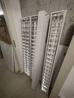 4 plafoniere da soffitto con tubi T5 lunghezza circa 1 metro