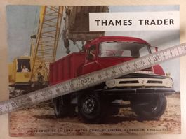 Oldtimer original  Prospekt Katalog Brochure THAMES Trader