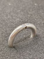 Vintage 925er Silber Ring mit Zirkonia 80er Top