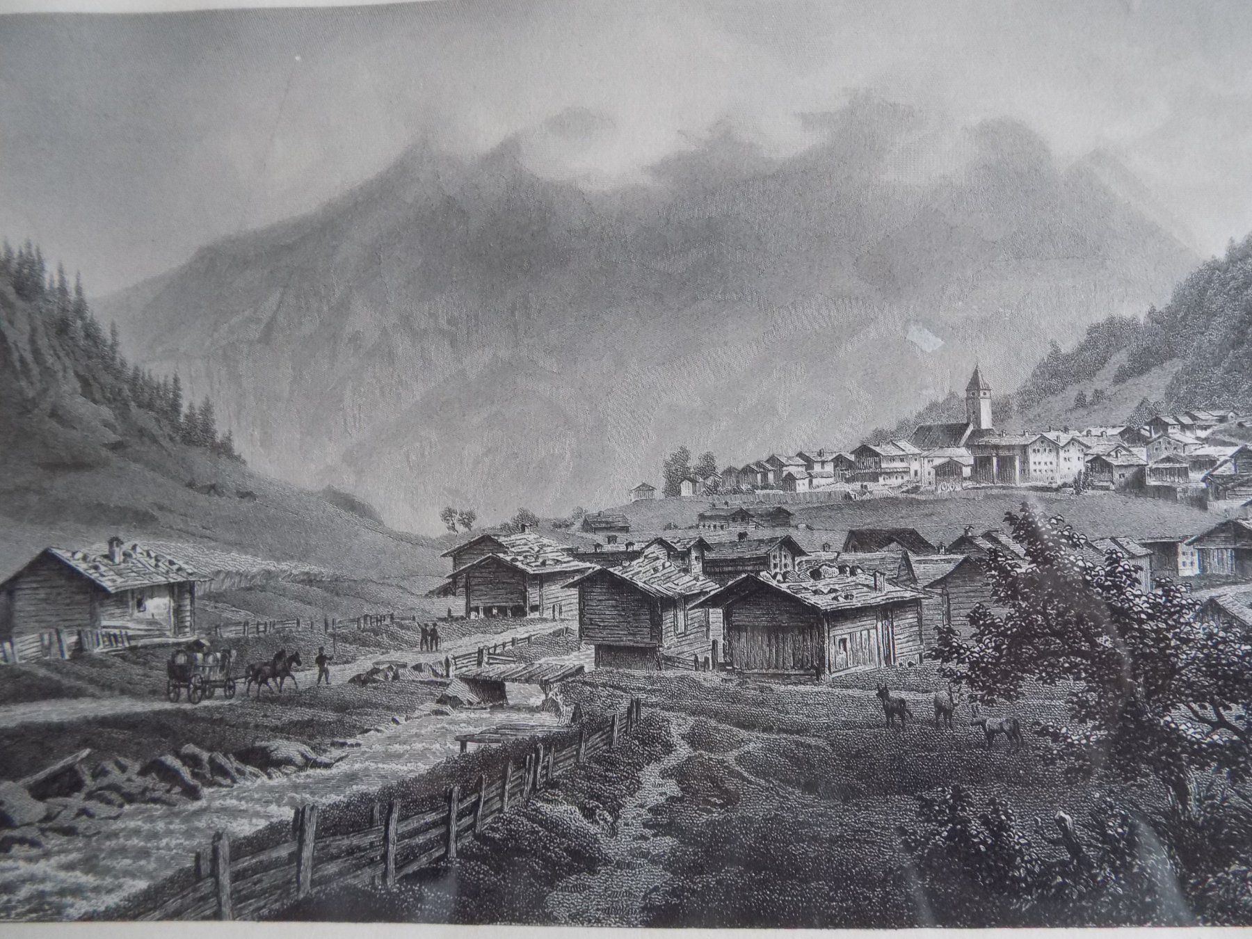 Incisioni: Klosters Prättigau – Usato da Risch venduto da Antikfee 4