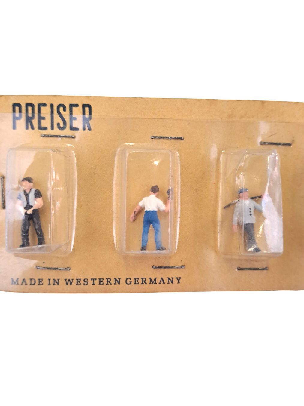 Preiser Statuette: PREISER Bemalte Figuren, Arbeiter (Workers) #30 – Nuovo e nell'imballaggio originale da Männedorf venduto da Restwert_Maennedorf 4