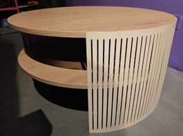 Neuer Salontisch aus Holz und Metall