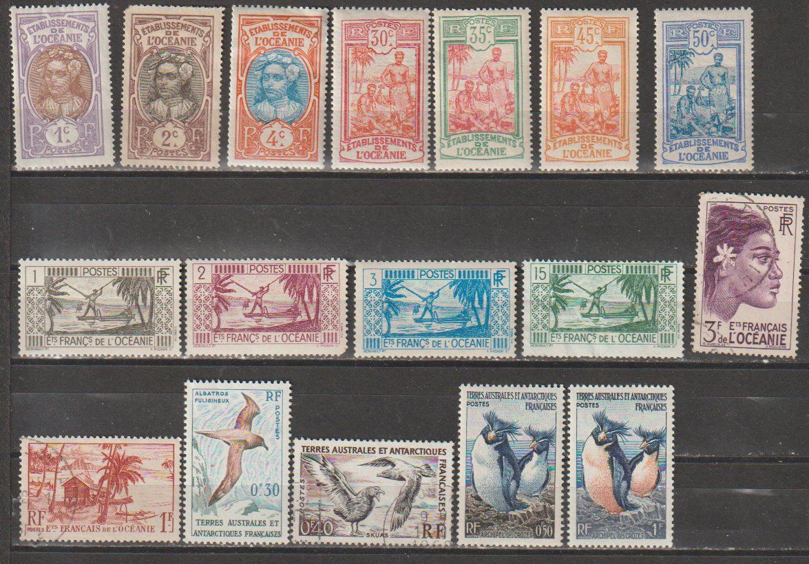 Tous les timbres: Océanie Postes – D'occasion à Crans-Montana par kira56