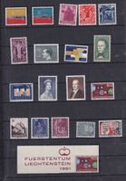 Liechtenstein LOT NEUFS** BONNE COTE