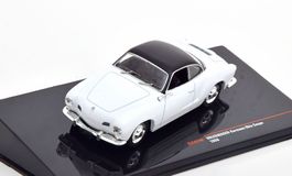 VW Karmann Ghia Coupé Typ14 Phase I 1955-1959 weiss/ schwarz