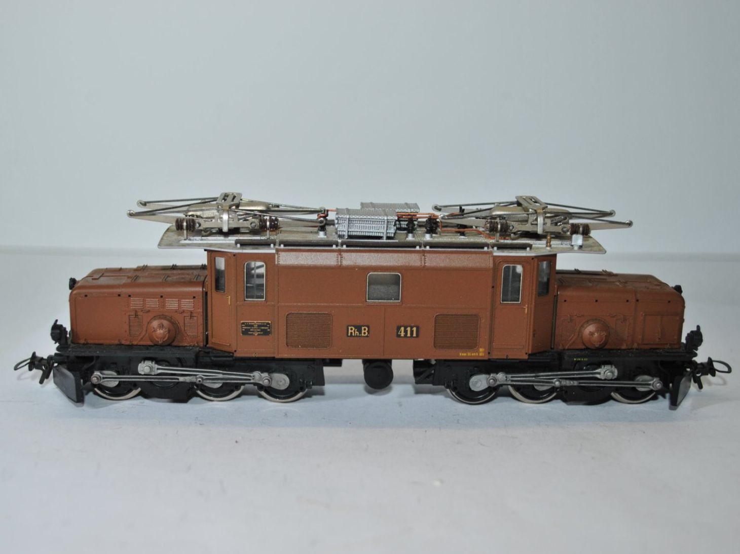 Bemo Modellini di ferrovie: Bemo Elektrolok RhB (EJV023) – Usato da Aarwangen venduto da Leg_10439 1