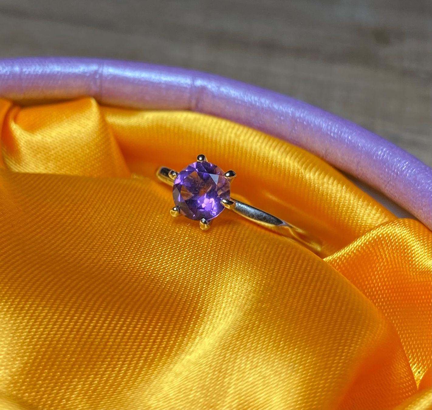 Ringe: Amethyst Ring Silber 925 vergoldet 💎✨ – Neu und originalverpackt aus Laax GR von Kiki-Kingdom2 7