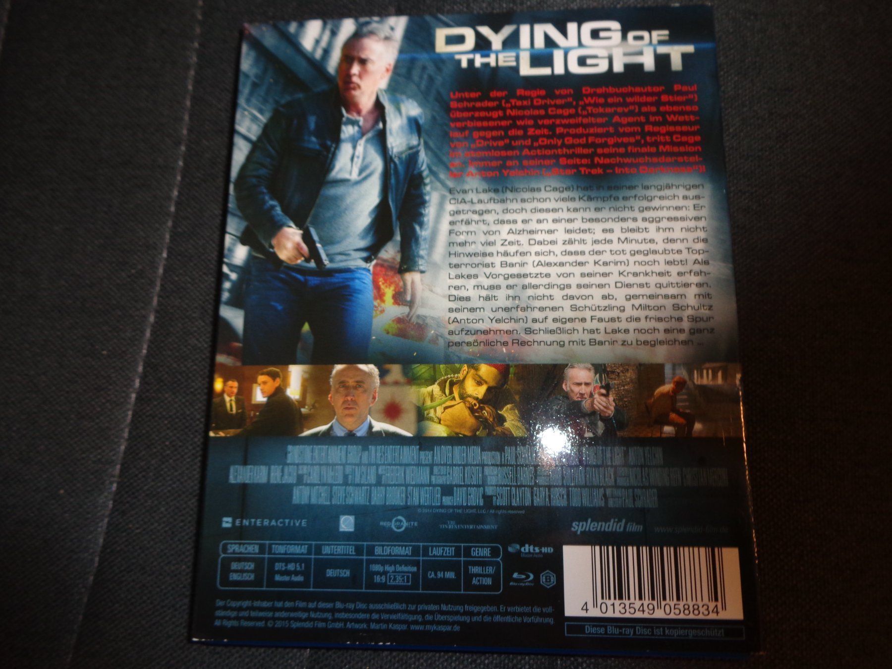 Tutti i DVDs: Dying of the Light BLU-RAY – Usato da Olten venduto da Disc-Verkauf 1