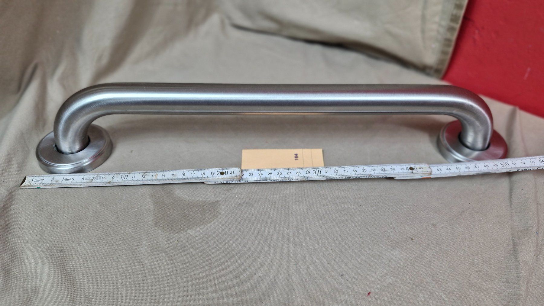 Geländer: Haltegriff WCChromstahl 52 cm (164) – Gebraucht aus Dorf von Zur-Lingg