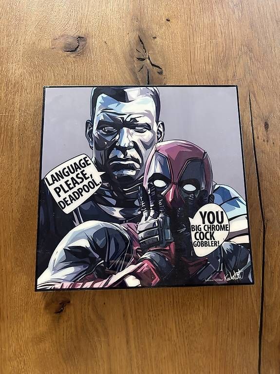 Poster & Bilder: Deadpool & Colossus Wandbild / Comic Bild gerahmt – Gebraucht aus Rotkreuz von ntr_nxq9