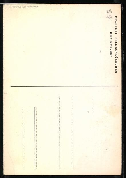 Cartes postales: Rheinfelden, Brauerei Feldschlösschen,  – D'occasion à Berlin par bartko-reher 1