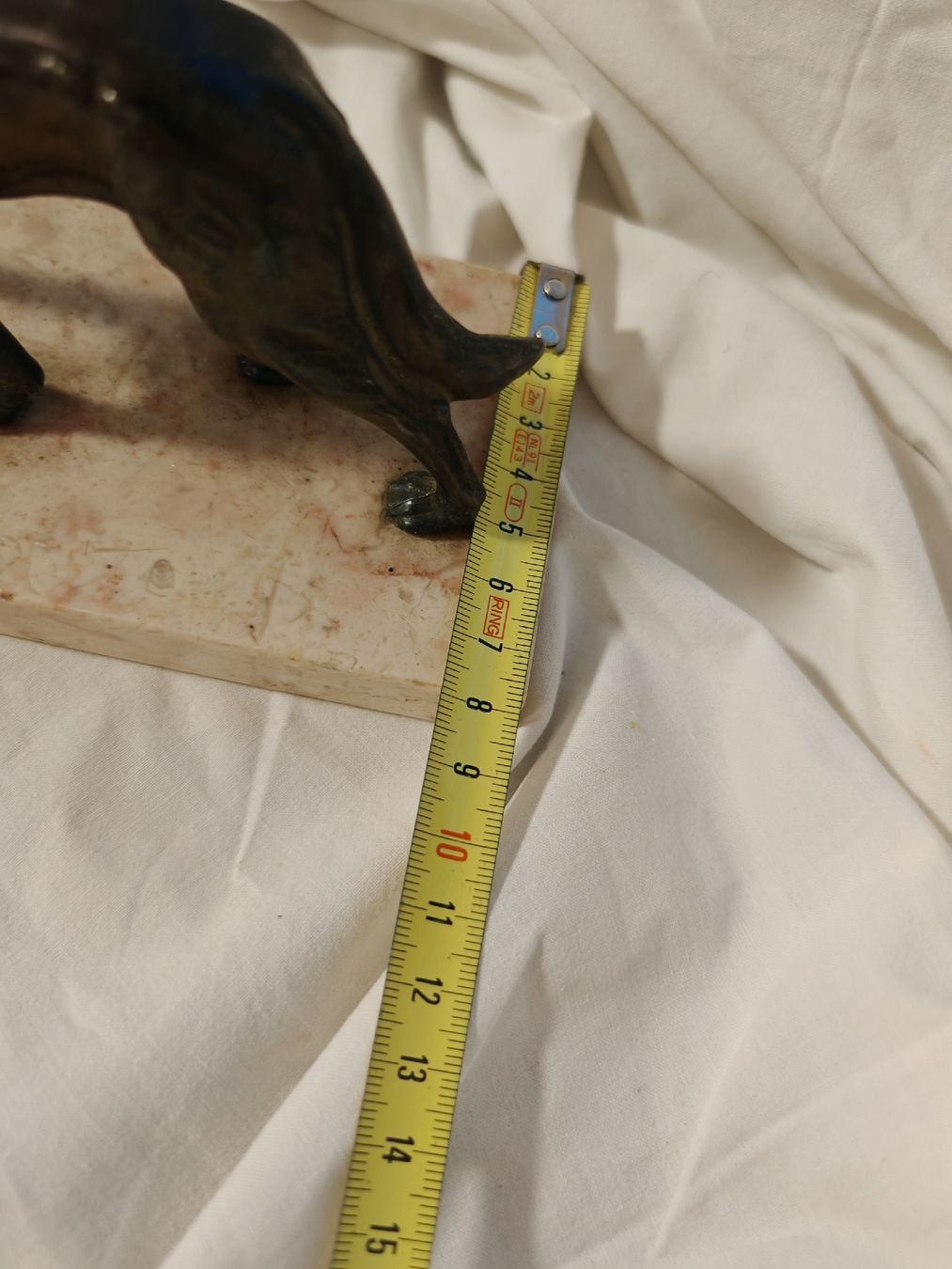 Statut chien (Berger Allemand) - Probable bronze sur marbre (Gebraucht ...