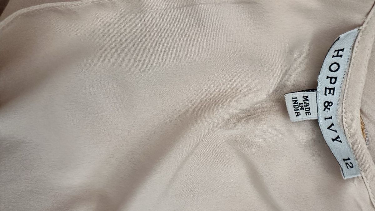 Kleider: Robe Hope&Ivi, fleuri beige taille 12 neuf  – Neu (gemäss Beschreibung) aus Vuippens von ale_6gkb 6