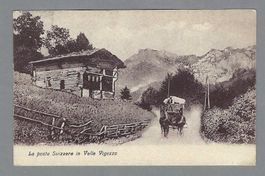 1909, VALLE VIGEZZO, DILIGENZA LA POSTA SVIZZERA/POSTKUTSCHE
